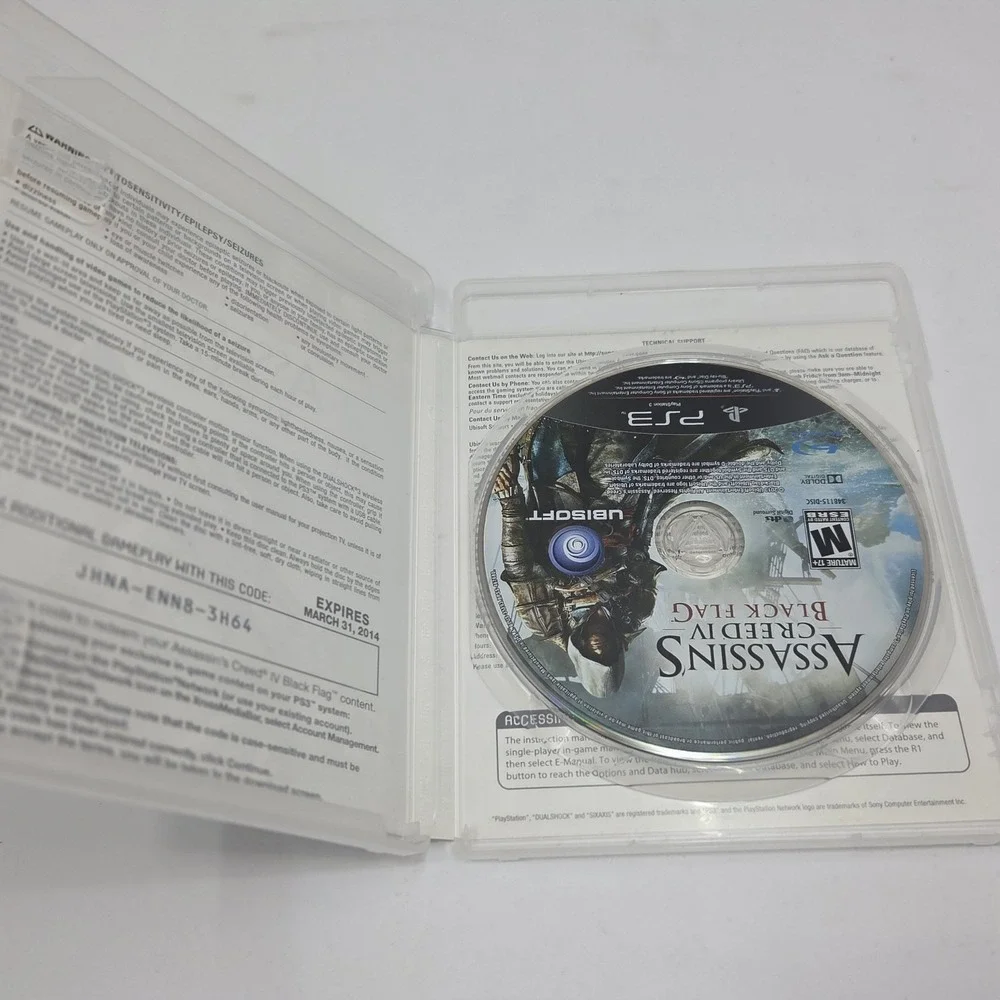 Assassin's Creed IV Black Flag Target Edition PS3 PlayStation 3 Game